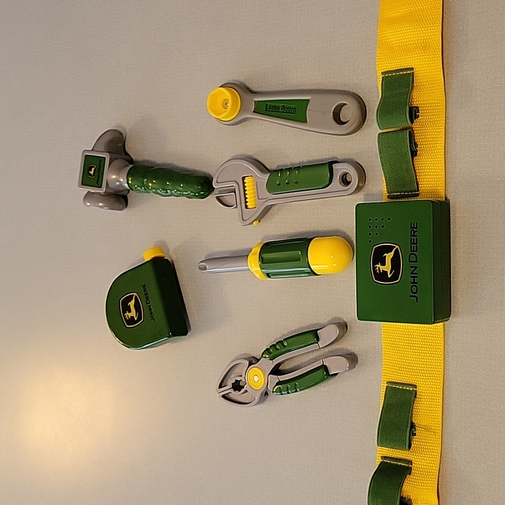 Kids John Deere Tool Belt Set